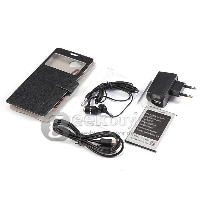 JIAKE JK-760 5.0 Inch MTK6572 Dual Core 1.2GHz Smartphone Android 4.4 4GB ROM Dual SIM Dual Camera 3G GPS - Black