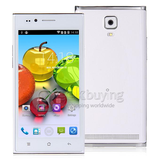 MG7 MTK6572W Dual Core 1.3GHz 4.5 Inch Smartphone Android 4.4 2GB ROM 3G WiFi Dual Cameras Dual SIM - White