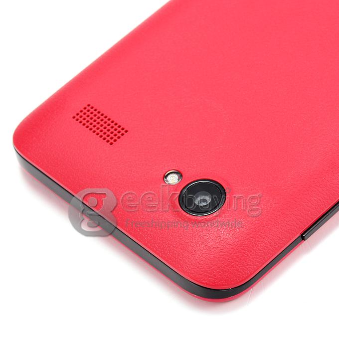 H-mobile F3 MTK6572 Dual Core 1.0GHz Smartphone 3.5Inch 2.0MP Android 4.2 OS Bluetooth WIFI with Leather Sheath - Red