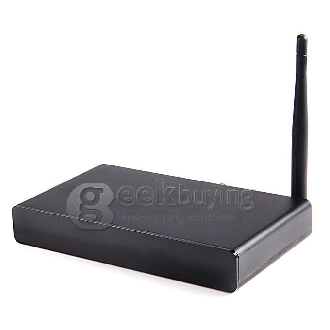 TS-T5 Amlogic S805 Android 4.4 Quad Core Mini TV BOX HDMI HDD Player 1G/8G WIFI H.265/HEVC Decoding Miracast - Black