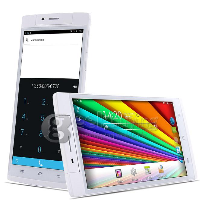 CHUWI DX1 MTK8382 Quad Core 6.98 Inch Tablet PC Android 4.4 OS 1GB/16GB 1280*720 IPS 3G Call Rotating Camera - White