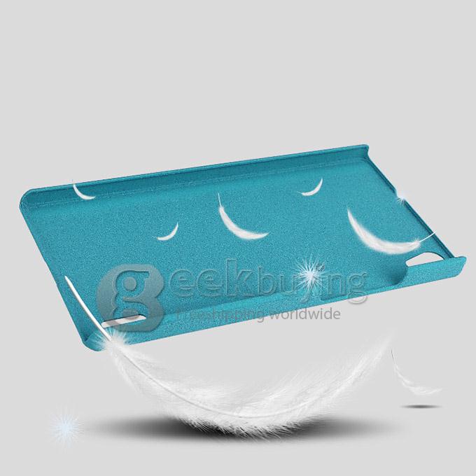 BEPAK Sand Shield Protective Cover PC Back Case for Ascend P7 - Blue