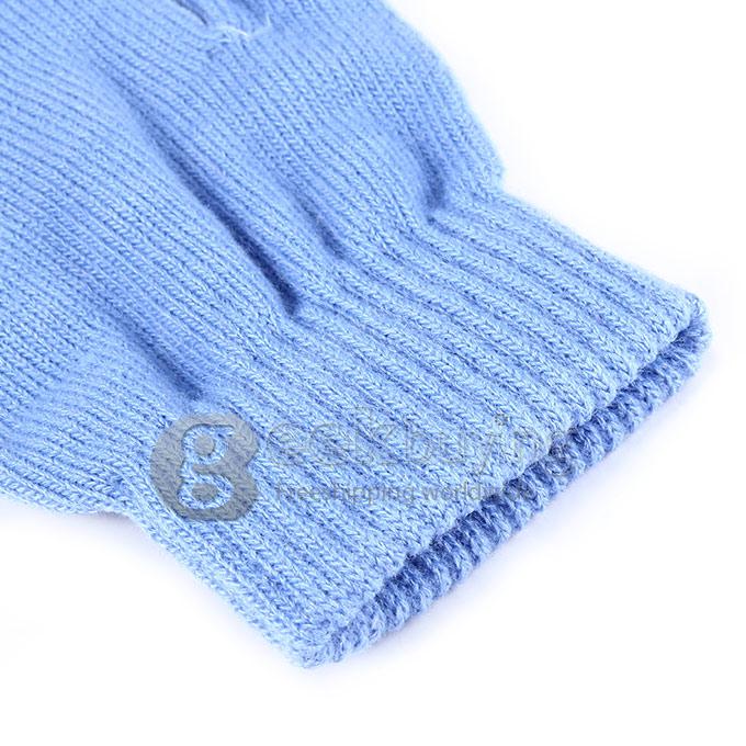 Unisex Magic Capacity Touch Screen Gloves Texting Stretch Winter Knit for Smartphone Iphone Tablet - Blue