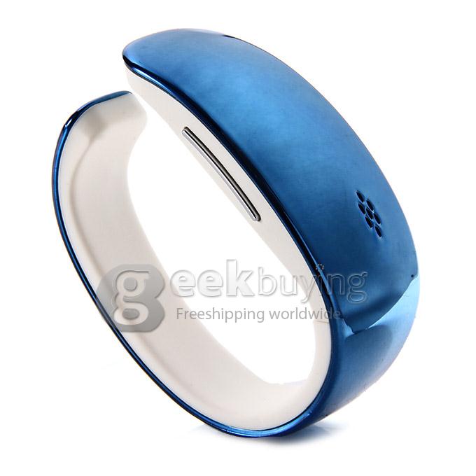 Y02 Women LCD Bluetooth 3.0 Smart Bracelet Wrist Watch for Samsung Android Phone Call/SMS Remind Remote Camera - Blue