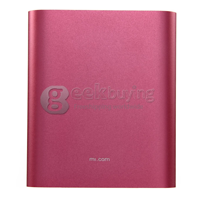 XiaoMi 10400mAh USB Portable Power Bank External Battery Charger for Mobile Phones Tablets iPhone6 Plus Samsung HTC Google Blackberry - Red