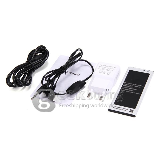 N910C 5.5 inch 960*540 HD MTK6582 Quad Core 1.3GHz Android 4.4 1GB 8GB Smartphone Dual Cameras Wifi 3G - White