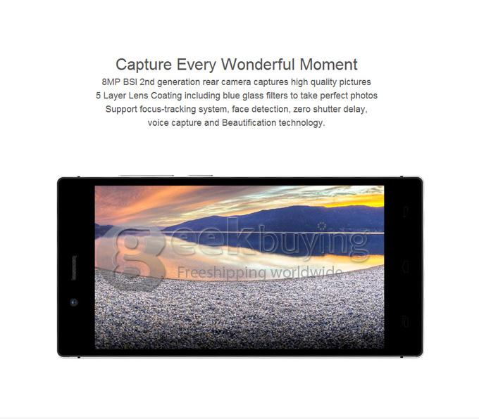 Iocean X8 Mini Pro 5.0inch MTK6592 Octa Core 1.7GHz Smartphone IPS HD Screen 2GB RAM 16GB ROM 8.0MP 3G GPS OTG - Black