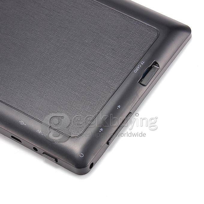 Q90 Allwinner A23 7 Inch Tablet PC Android 4.4 OS 4GB ROM Capacitive Touch Screen Dual Cameras - Black
