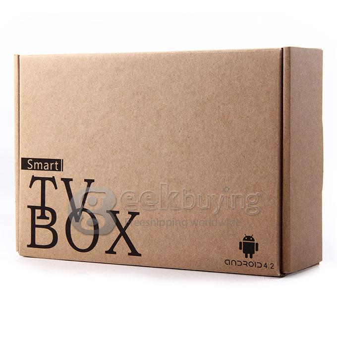 TS-T5 Amlogic S805 Android 4.4 Quad Core Mini TV BOX HDMI HDD Player 1G/8G WIFI H.265/HEVC Decoding Miracast - Black