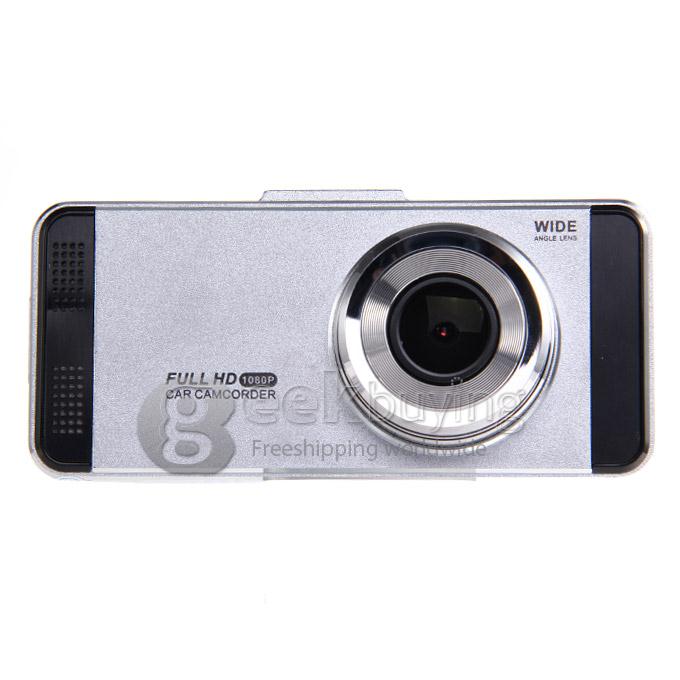 Anytek AT88B Allwinner A10 Car DVR Video Registrator Full HD 170 Degree Wide Angle Dual Camera Parking Guard SOS Car Camcorder -Silvery