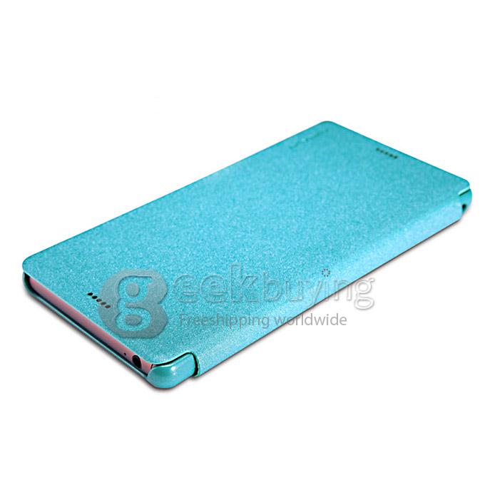 Nillkin Star Series PolyCarbonate Flip Stand Cover Leather Case for Sony Xperia Z3/L55 - Blue