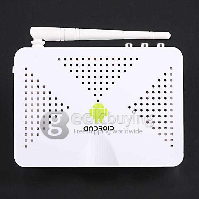 Arabox HI-3716M Android Arabic IPTV Box Mini TV Box 512MB/4G 600 Plus Free Arabic Channel with BeIN Sports MBC - White