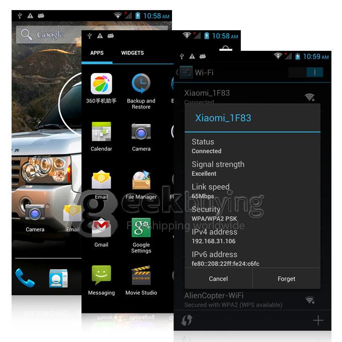 H6 (S931) MTK6582 Quad Core 1.3GHz Smartphone 5Inch Android 4.2 1GB RAM PTT Walkie Talkie IP68 Waterproof 13MP