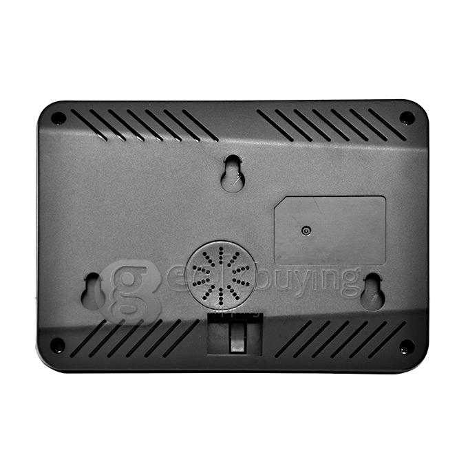 A6 2.4 TFT Fingerprint Time Attendance Clock Employee Payroll Recorder USB - Black