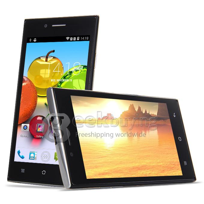 MG7 MTK6572W Dual Core 1.3GHz 4.5 Inch Smartphone Android 4.4 2GB ROM 3G WiFi Dual Cameras Dual SIM - Black