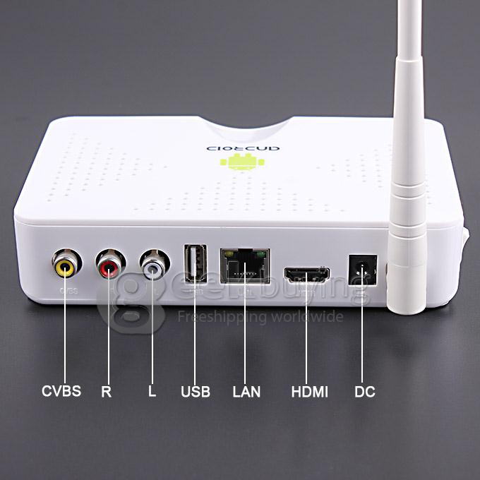 Arabox HI-3716M Android Arabic IPTV Box Mini TV Box 512MB/4G 600 Plus Free Arabic Channel with BeIN Sports MBC - White