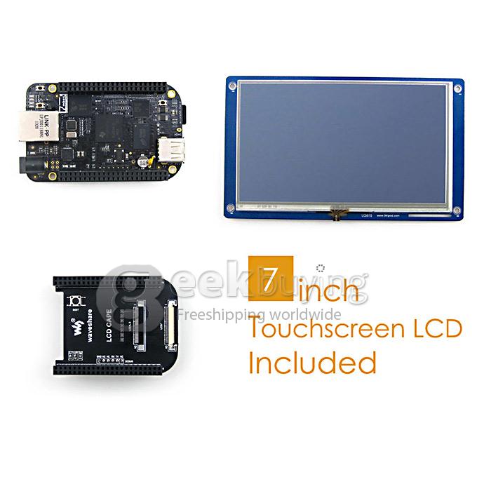 BeagleBone BB Black (Package D) Development Kit LCD CAPE (7inch) + 7' LCD + Screws Pack Various Expansion Board