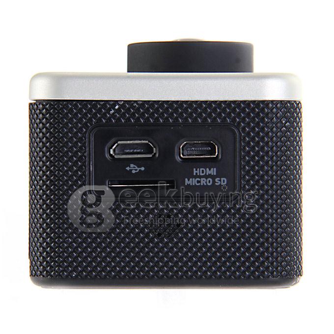 SJCAM M10 Mini Action Sports Camera Standard Version Novatek 12MP 1080P 170 Degrees Lens 1.5 Inch HD Camcorder Car DVR - Silver