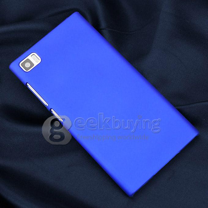 MOSKII Shield PC Back Case Protective Cover for Xiaomi MI M3/MI3 - Blue