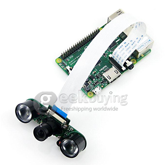 Raspberry Pi Camera Module (F) 5.0MP Support Night Vision Adjustable Focus for Model B/B+