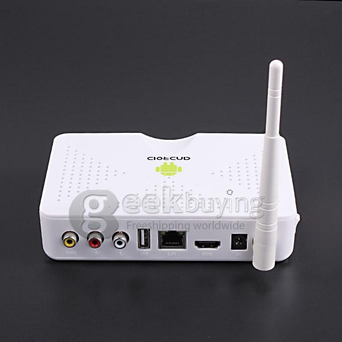 Arabox HI-3716M Android Arabic IPTV Box Mini TV Box 512MB/4G 600 Plus Free Arabic Channel with BeIN Sports MBC - White