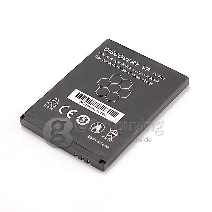 3.7V 2800mAh Rechargeable Lithium-ion Battery for Discovery V8