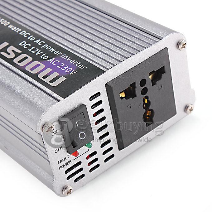 DOXIN Car Charger 1500W WATT DC 12V to AC 220V 50Hz Car Power Inverter Converter Transformer Power Supply