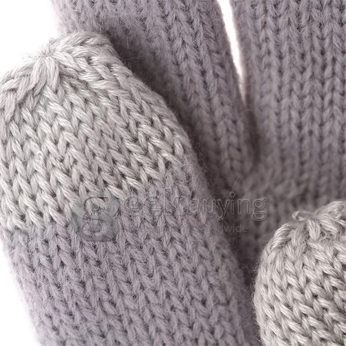Winter Bluetooth Talking Gloves with Touch Function for iPhone Android Phone - Grey