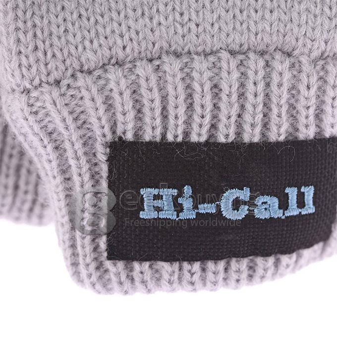 Winter Bluetooth Talking Gloves with Touch Function for iPhone Android Phone - Grey