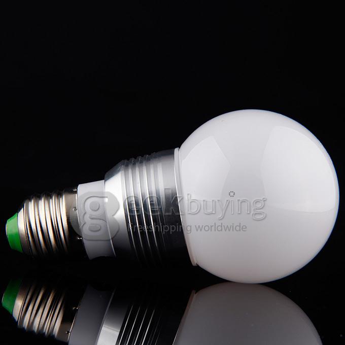 E27 5W RGB LED Bulb Lamp light 16 Colors AC85V-265V + IR Remote