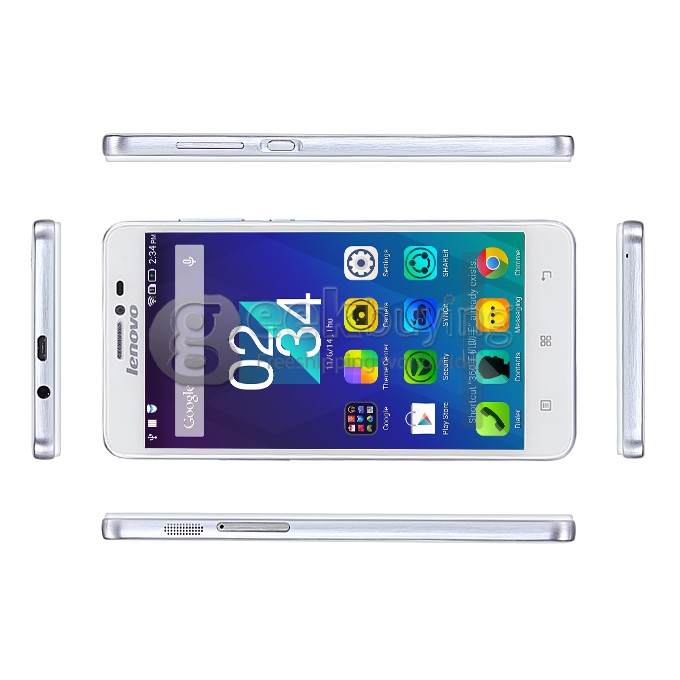 Lenovo S850 MTK6582 Quad Core 1.3GHz 5.0 Inch Android 4.4 Smartphone 1GB RAM 16GB ROM HD Gorilla Glass - White