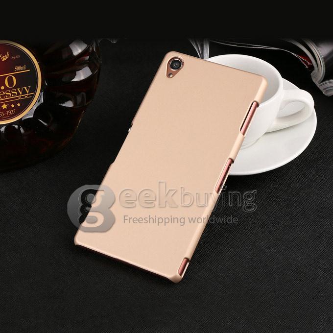 MOSKII Shield High Quality PC Back Case Protective Cover for SONY Xperia Z3/L55T - Golden