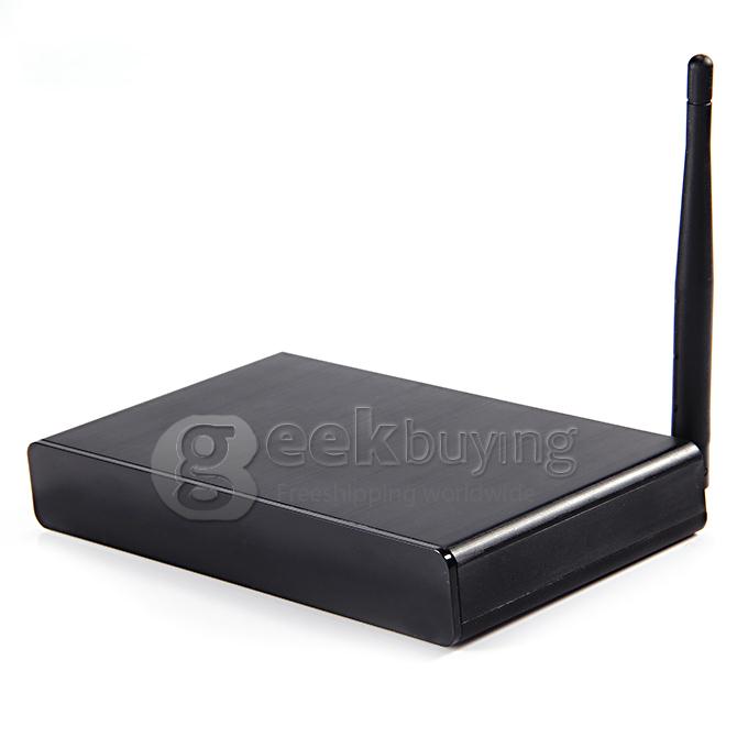 TS-T5 Amlogic S805 Android 4.4 Quad Core Mini TV BOX HDMI HDD Player 1G/8G WIFI H.265/HEVC Decoding Miracast - Black