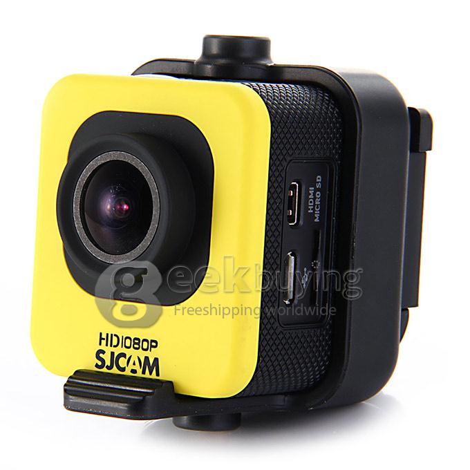 SJCAM M10 Mini Action Sports Camera Standard Version Novatek 12MP 1080P 170 Degrees Lens 1.5 Inch HD Camcorder Car DVR - Yellow