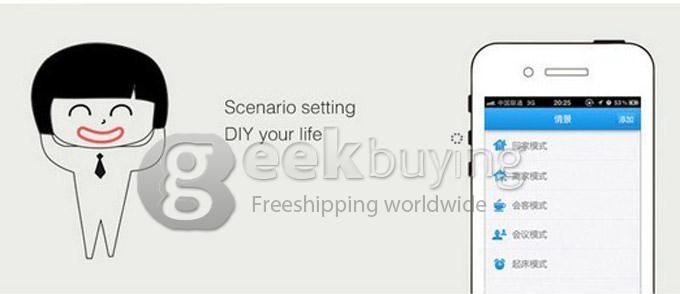 Orvibo Allone WiFi / IR / RF Remote Control Smart Home Automation Rechargeable Battery for IOS Android Mobile