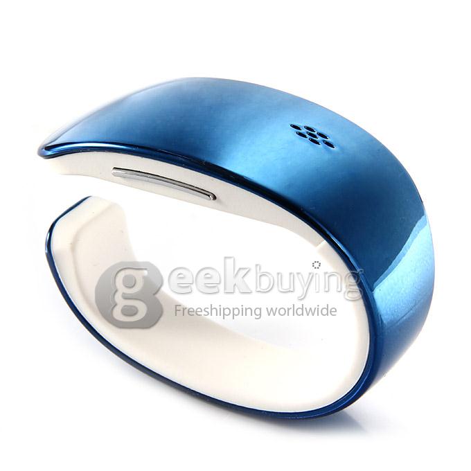 Y02 Women LCD Bluetooth 3.0 Smart Bracelet Wrist Watch for Samsung Android Phone Call/SMS Remind Remote Camera - Blue