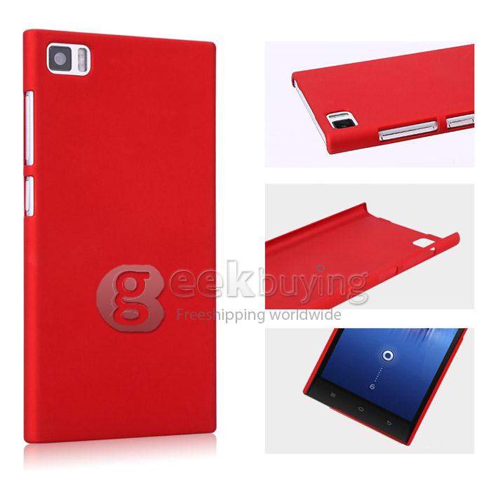 MOSKII Shield PC Back Case Protective Cover for Xiaomi MI M3/MI3 - Red