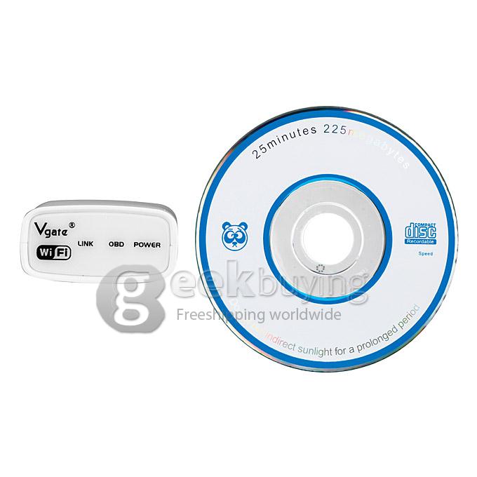 Vgate Car Vehicle Wi-Fi iCar OBD-II Code Diagnostic Tool / Clearer - White