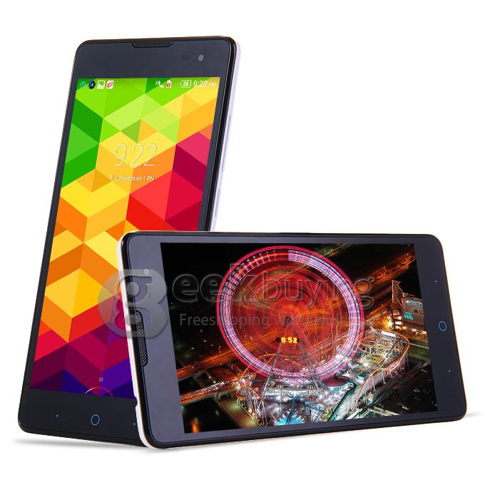 ZTE V5 Max Smartphone 5.5 inch 4G LTE Qualcomm MSM8916 Quad Core Android 4.4 2GB 16GB 13.0MP 5.0MP HD Screen - White