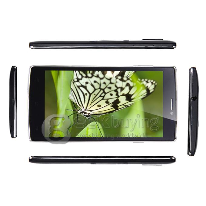 MIJUE G6 5.5inch MTK6572W Dual Core 1.2GHz Smartphone QHD Android 4.4 4GB ROM 2MP+0.3MP 3G GPS Dual SIM Smart Wake-Black