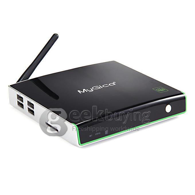 Geniatech MyGica ATV1220T2 XBMC Android TV BOX Built-in DVB-T2 1G RAM 4G ROM Amlogic 8726-MX Dual Core - Black