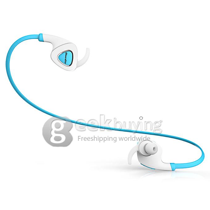 Bluedio Q5 Sweatproof Wireless Bluetooth V4.1 Stereo Sport In Ear Earbud Earphone Headphone Support APP Noisy - Blue