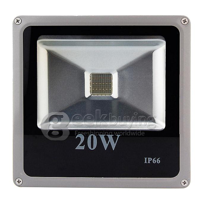 Waterproof IP65 1800Lm 20W LED Flood Light High Power Outdoor Spotlights Lamp AC100-240V - Cold White