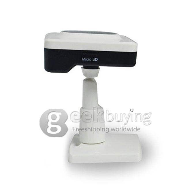 C101 0.3MP 1/4 CMOS P2P Surveillance IP Network Camera with Wi-Fi/TF Card Slot/10-IR LED - White