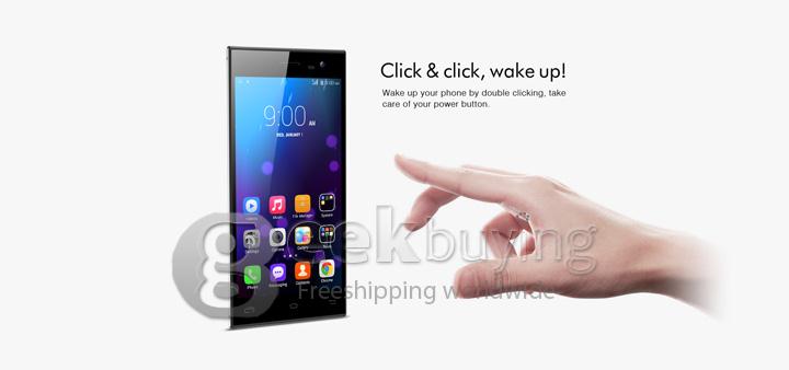 LEAGOO Lead 1i MTK6582 Quad Core 1.3GHz 5.5Inch Smartphone Android4.4 1GB+8GB 13.0MP 5.0MP IPS HD 3G/GPS/OTG - Red