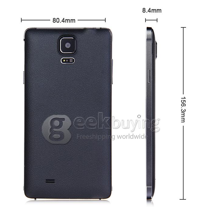 Kingelon N9500 5.7Inch IPS HD MTK6582 Quad Core SmartPhone Android 4.4 1GB+8GB 5.0MP Camera 3G GPS OTG Gesture Sensing-Black