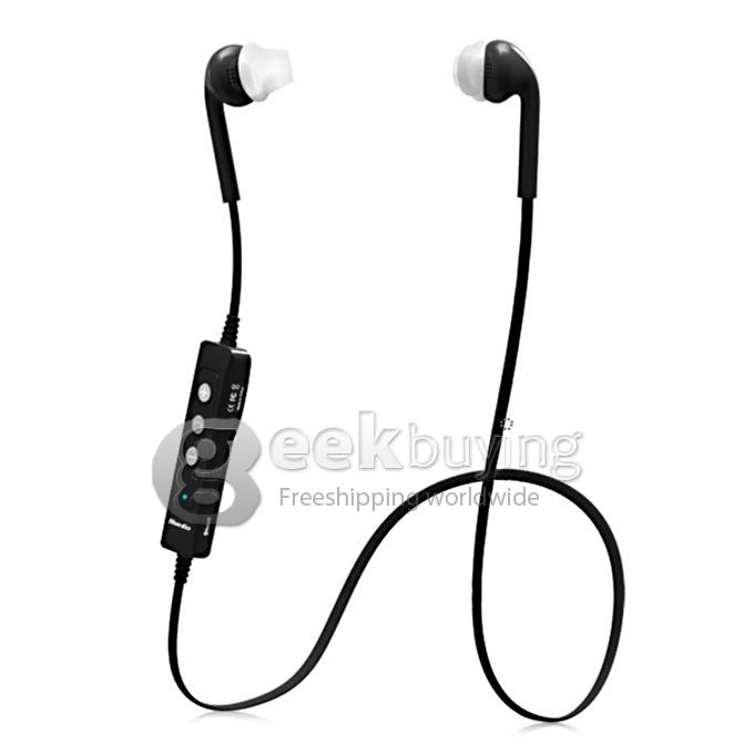 Bluedio Energy S2 Waterproof Sport Bluetooth 4.0 Wireless Earbuds Earphone with Mic - Black