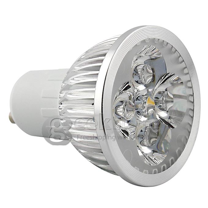 4W U10 4LEDs Spot Light Downlight Lamp Bulb AC100-240V(10pcs) - Warm White