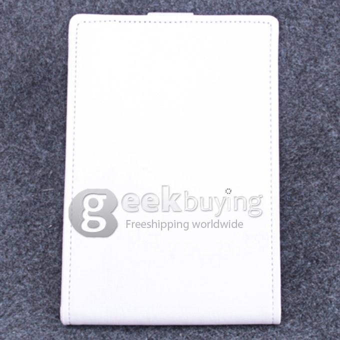 Protective Hard Cover Flip Stand Leather Case for Blackberry Passport -White