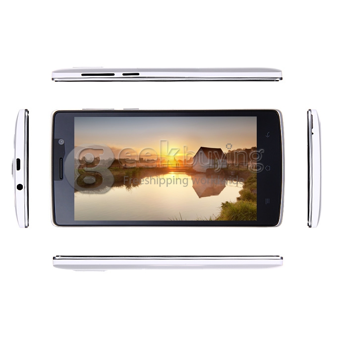 LANDVO L200S 5.0Inch IPS HD MTK6582 Quad Core 1.3GHz Smartphone Android 4.4 1GB RAM 8GB ROM 8MP 2MP Dual SIM 4G - White